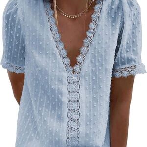 Dokotoo woman’s v-neck blouse‎